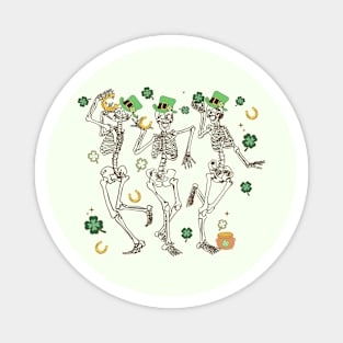 Skeletons Dancing Irish Pride Magnet